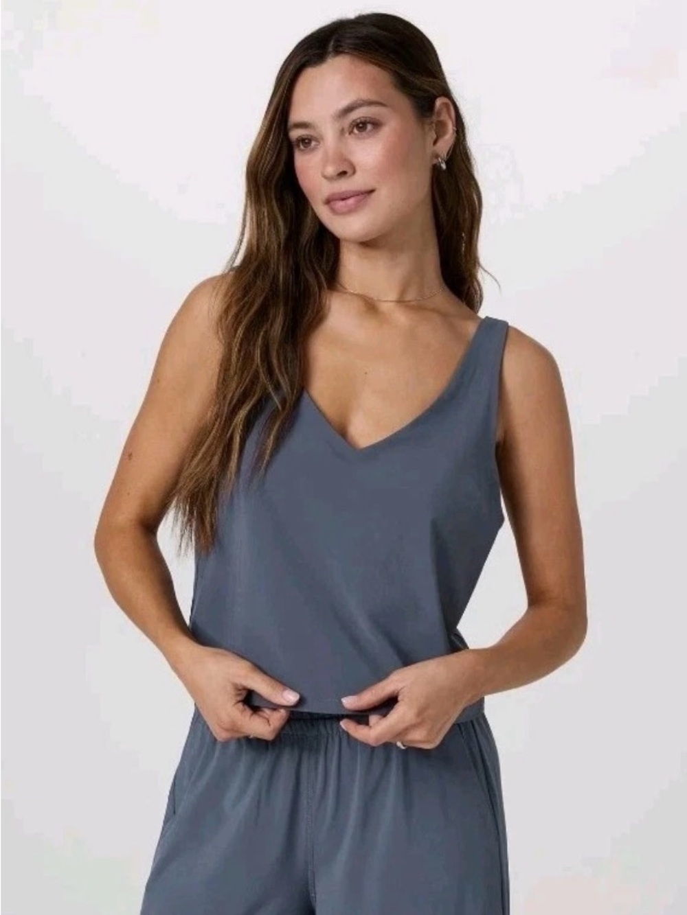 Vuori Villa Cropped Tank Top Size XL  NWOT